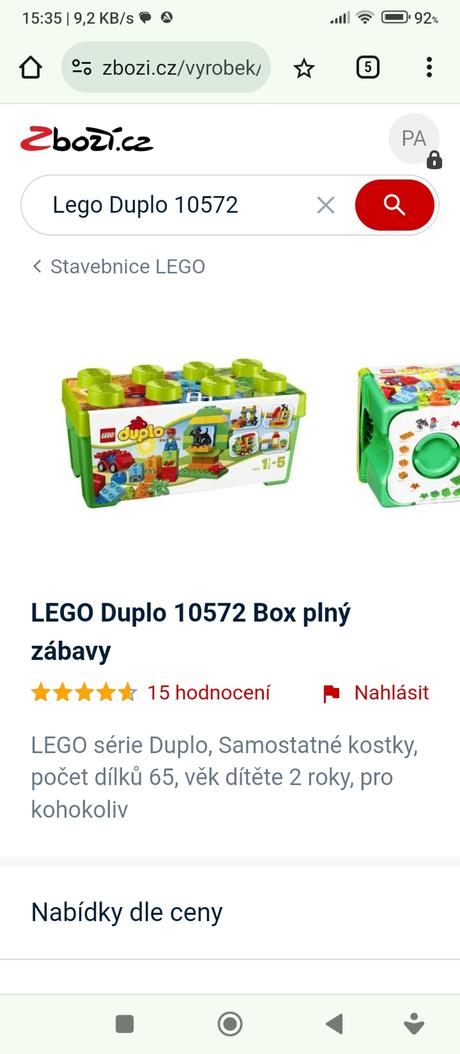 Lego duplo 10572,