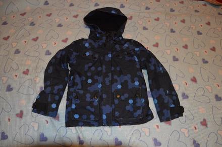 Zimní přechodová bunda bundička, h&m,110