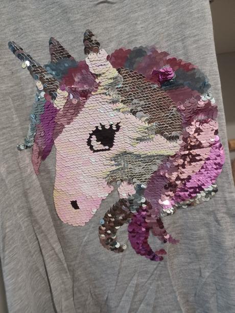 Top s měnícími flitry 170 / s-m, h&m,164