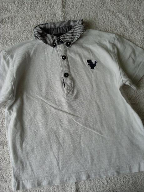 Bílé tričko s límečkem , next,98