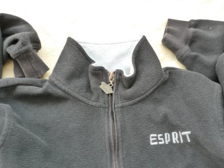 Flesova mikina esprit u krku na zip, esprit,128