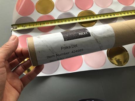 40 samolepek tečky růžová šedá pudrová na zeď next, 