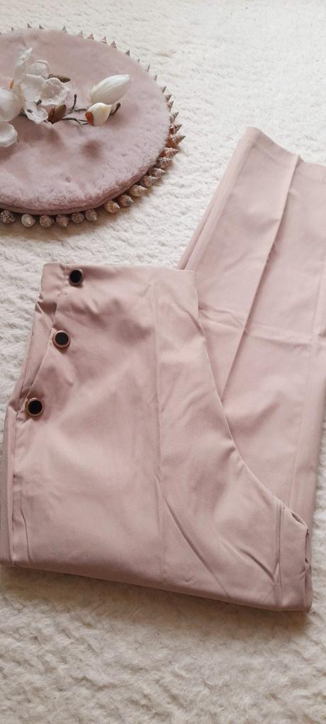 Esmara elegantní kalhoty s ozdobnými knoflíčky, esmara,40