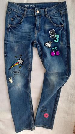 Džíny lindex 11-12 let, lindex,152