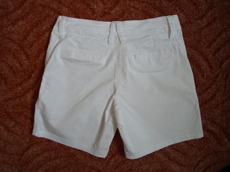 Bílé kraťasy kraťásky šortky, h&m,40