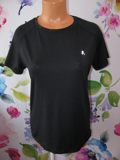 Sportovní černé pružné funkční tričko workout, atmosphere,38