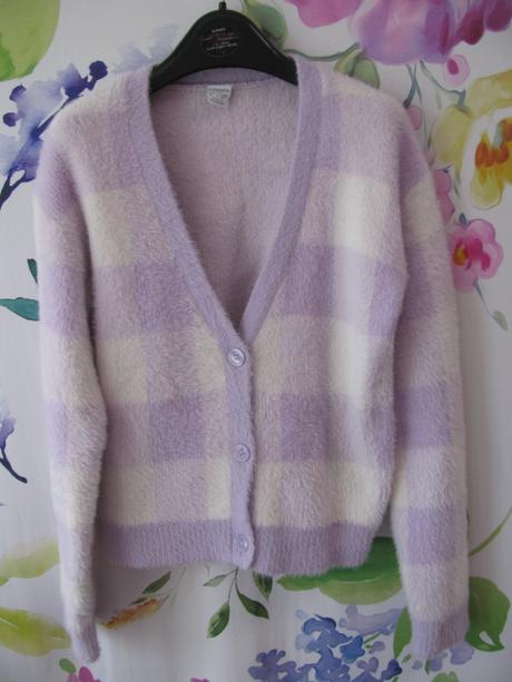 Luxusní,velmi jemný lila svetr lindex, lindex,152