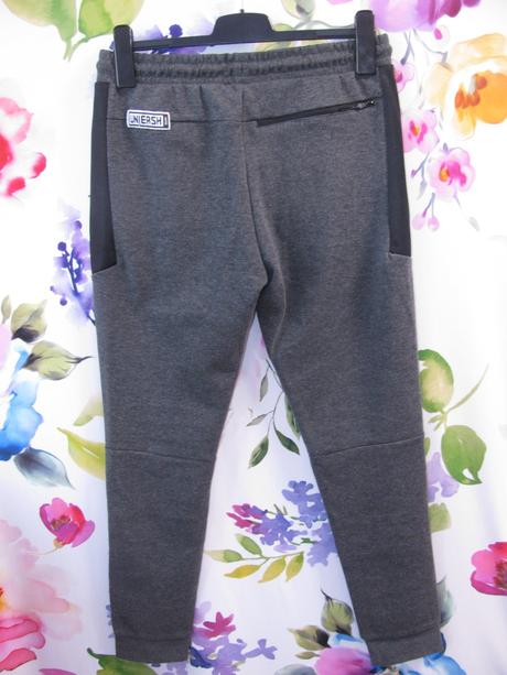 Tepláky kalhoty jogger, šedé cropp, s