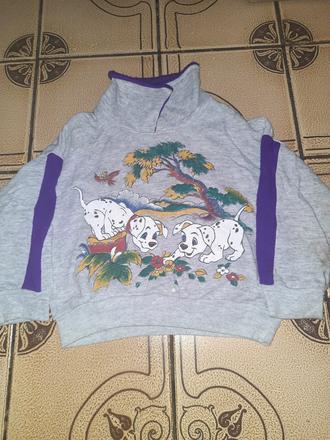 Dětská mikina 101 dalmatínů vel. 80 - 86, 80