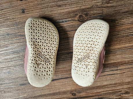 Světle růžové celoroční boty jonap 23, jonap,23