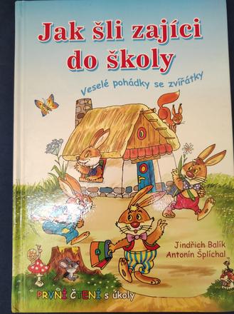 D141 kniha jak šli zajíci do školy,