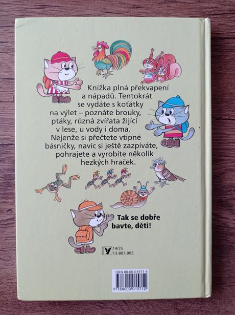 Kniha - pojď s koťaty na výlet,