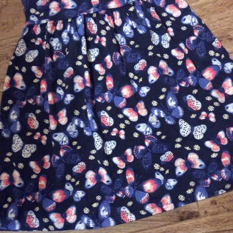 Bavlněné motýlkové šaty h&m, h&m,134