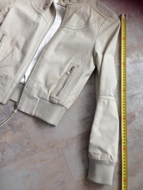 Bomber kožená bunda šedá pepejeans london vel.s,36, pepe jeans,s