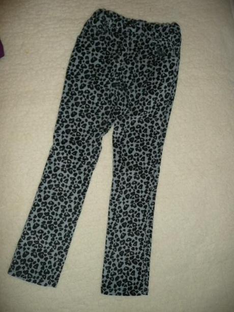 Kalhoty 3ks džíny tepláky maskáč 7/8 let hubené, 122–134