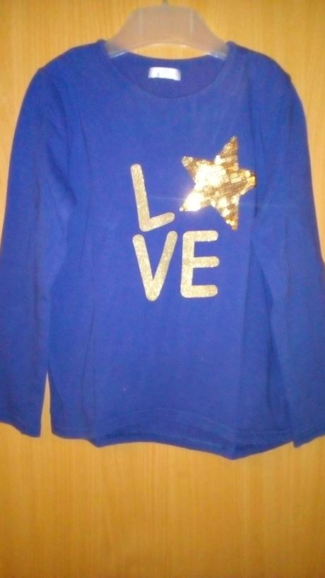 Bavlněné triko "love", pepco,116