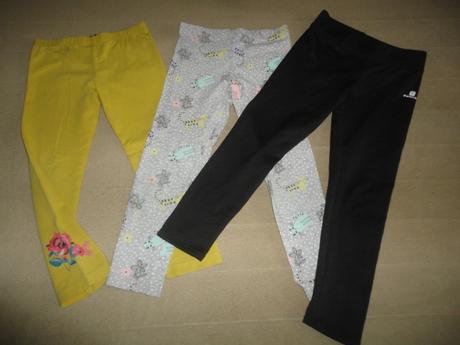 Prima legíny 2+1 zdarma, vel. 4-6 let, celkem, f&f,110