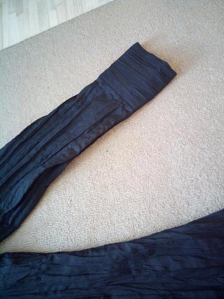 Černá košile s pokrčeným efektem, okay,36