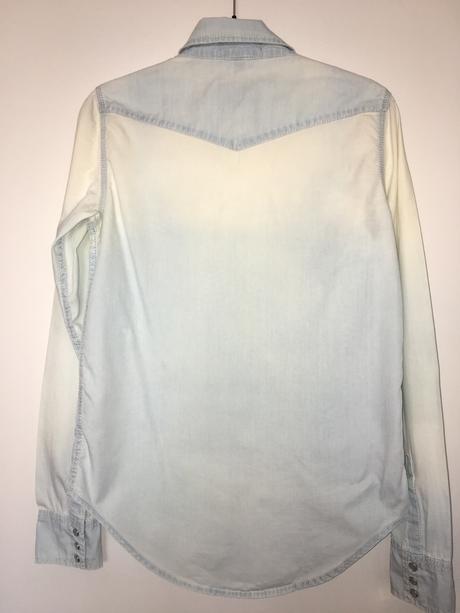 Modrá riflová/džínová košile amisu, amisu,xs