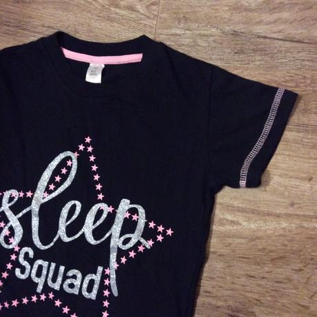 Bavlněné tričko se třpytkatým nápisem, matalan,122