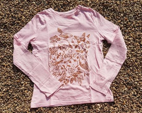 N22	dívčí triko s dl. rukávem příroda vel. 152, f&f,152