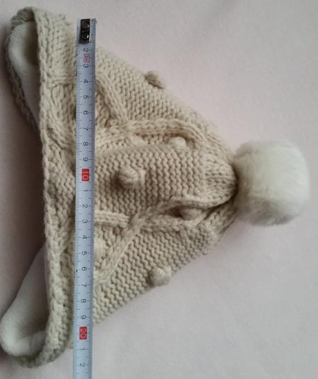 Dětská zimní čepička, vel.3-6měs., zn. f&f, f&f,56