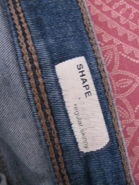 Elastické úzké skiny, džíny only, lehce trhané, only,32