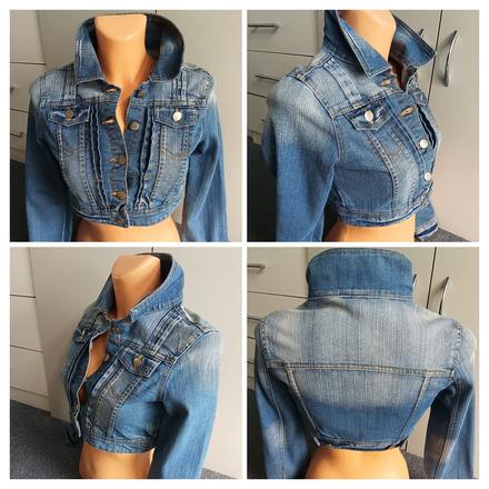 Riflová bunda zn."okay" vel."140-146", okay,140