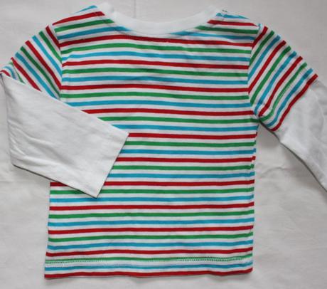 Bf54. pruhované tričko 3-6 měs., debenhams,68