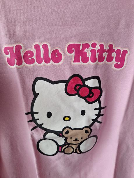 Tričko dlouhý rukáv hello kitty vel. 134 / 140, hello kitty,134