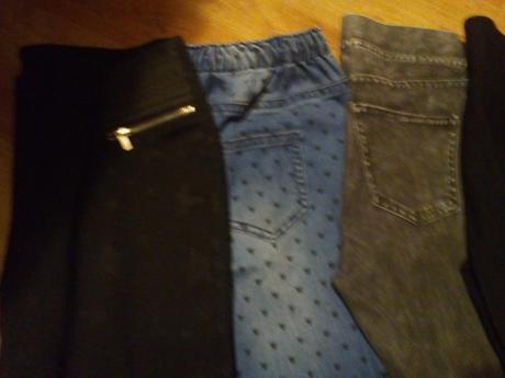 8 x kalhoty/legíny, h&m,152