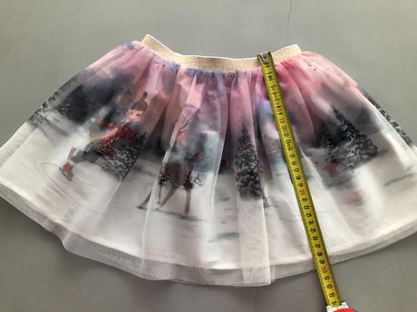 Nádherná vánoční sukénka 98/104cm 2-4roky kočička, h&m,104