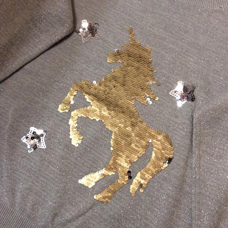 Třpytící svetřík s jednorožcem, tu,140