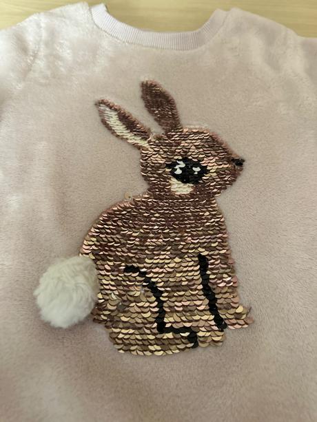 Chlupatková mikina  - interaktivní, h&m,110