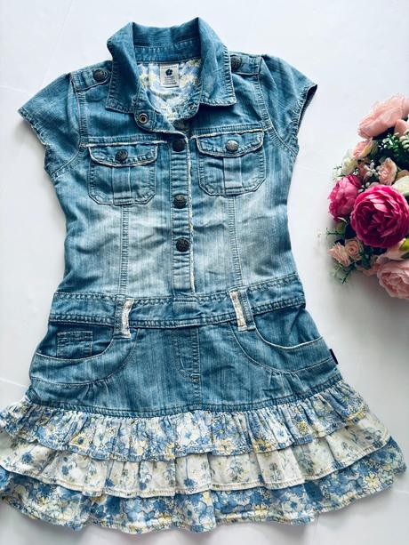 Ob/ šaty letní - v.6 let, pumpkin patch,116