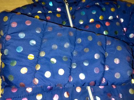 Zimní bunda s puntíky 110 next, next,110