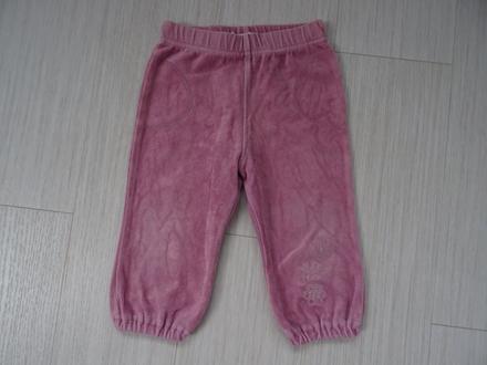 Dívčí sametové tepláky zn. c&a vel. 74, c&a,74