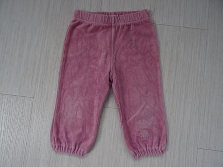 Dívčí sametové tepláky zn. c&a vel. 74, c&a,74