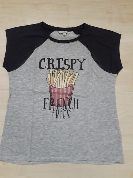 Šedé tričko s obrázkem clockhouse vel.m, clockhouse,m