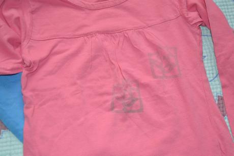 Růžové triko s nabíranými rukávy, kytky, cherokee,104