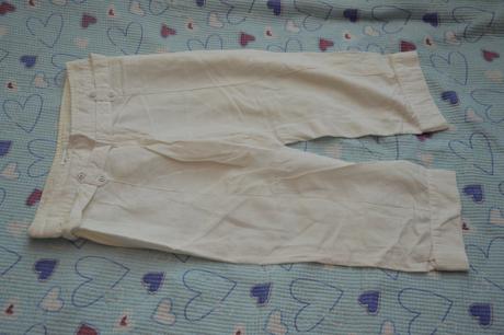 158 164 bílé letní 3/4 kalhoty promod 38, promod,38