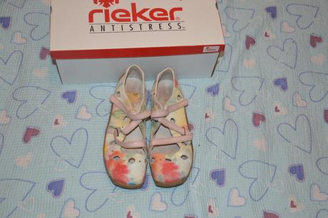 Zdravotní balerínky rieker, rieker,38