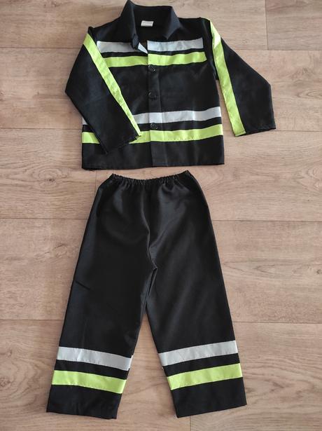 Karnevalový kosým hasič, 3 - 5 let, 