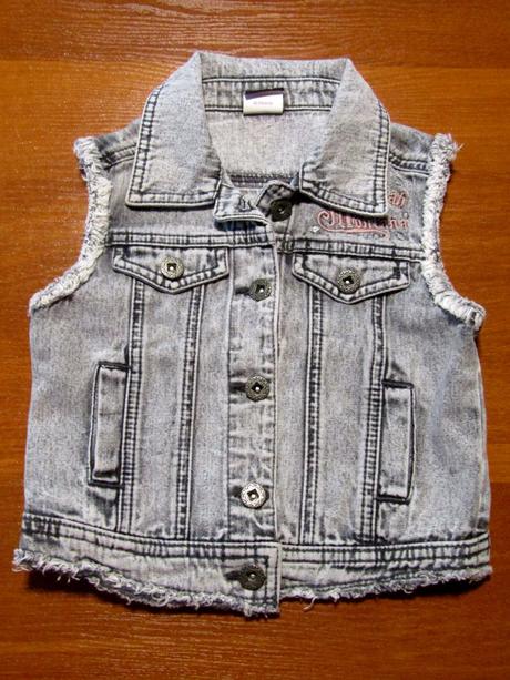 Krásná džínová vesta vel 122-128, george,122