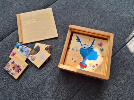 Dřevěné obrázkové puzzle, 