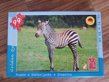 Dětské puzzle s mládětem zebry, 4+, 