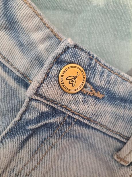 Trhané džínové kraťasy, reserved,164