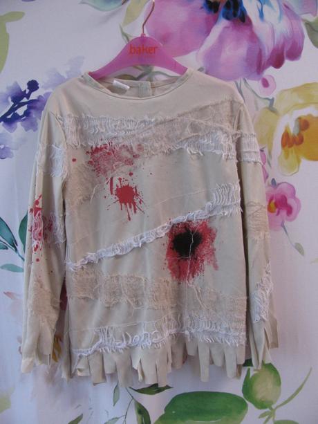 Karnevalový kostým, halena zombie halloween,