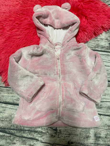 Dívčí chlupatá mikina f&f 68, f&f,68