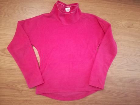 Tenká fleecová mikinka, decathlon,128